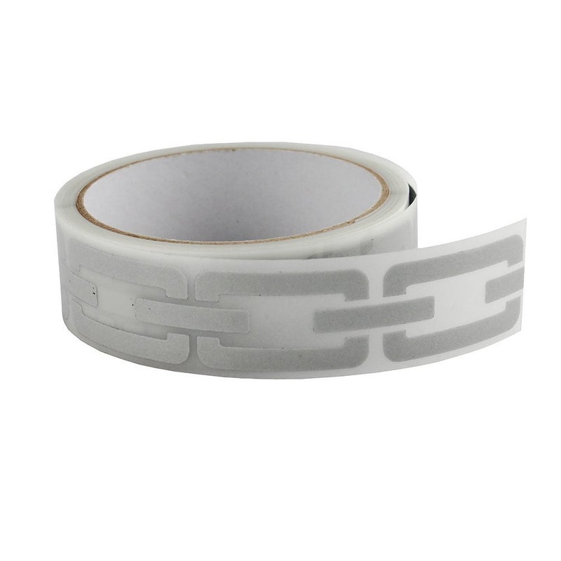 JINBING 1" Safety Heat Transfer Vinyl Film DIY Silver Reflective Iron on Fabric Clothing Tape M31 (1" x 33ft) - Image 1